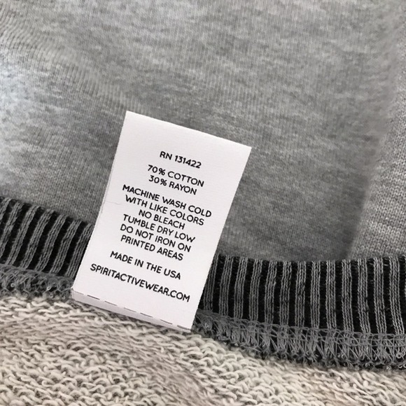 Spirit Jersey Original Authentic Rainbow Cheetah Sweat Shirt XXL - Picture 4 of 5